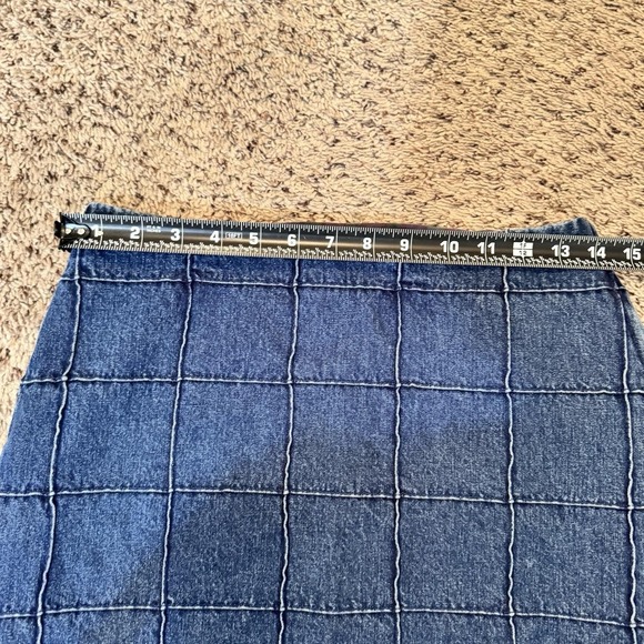 Ralph Lauren Denim Skirt Window Panel Design Women's 2 Vintage - Picture 5 of 14